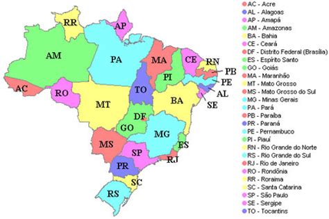 Tudo Sobre O Brasil Mapa Dos Estados Brasileiros Descubra O Universo