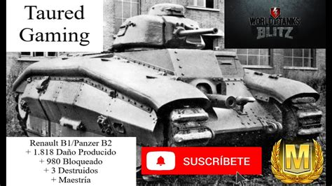 World Of Tanks Blitz Pz B Da O Destruidos Maestr A Youtube