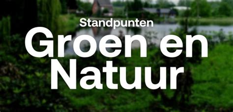 Vvd Waalwijk Sprang Capelle En Waspik Groen En Natuur