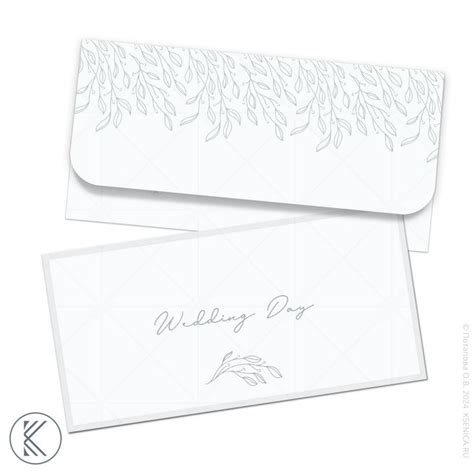 Конверт для денег Спасибо | Бело-синие цветы | Шаблон для распечатки ...