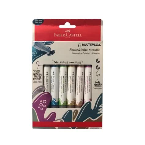 Marcador Multimark Faber Castell Metallic Cores Faber Castell