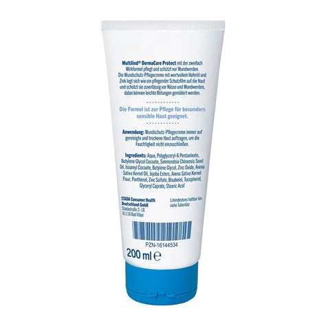 Multilind® Dermacare Protect Wundschutz Pflegecreme 200 Ml Shop