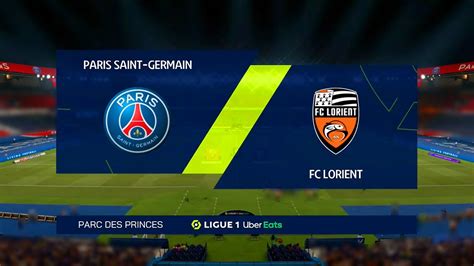 PSG Vs Lorient Ligue 1 16 12 2020 Fifa 21 YouTube