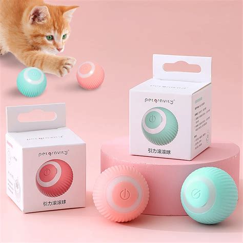 Smart Cat Toys Automatic Rolling Ball Electric Cat Toys Interactive For