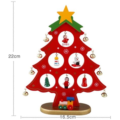 Diy Wooden Christmas Tree Decoration Ornament Xmas Tree3564 Ebay