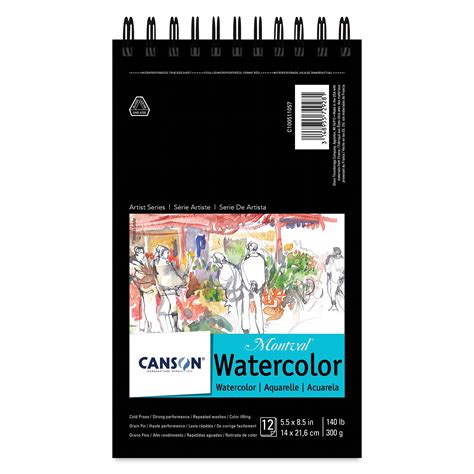 Canson Montval Watercolor Pad X Wire Bound Sheets