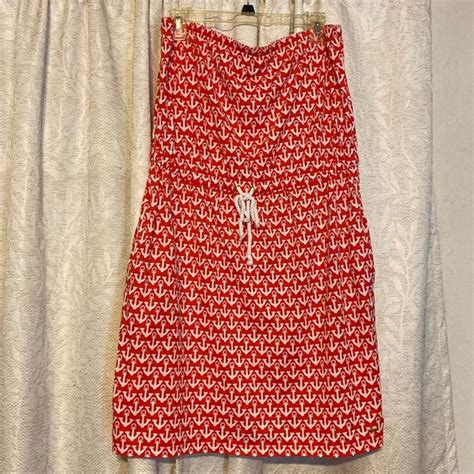 Tommy Hilfiger Swim Tommy Hilfiger Nautical Anchor Dress Large