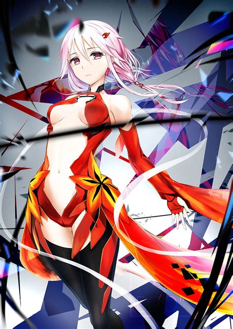 Hd Wallpaper Guilty Crown Inori Yuzuriha 1378x2000 Anime Hot Anime Hd