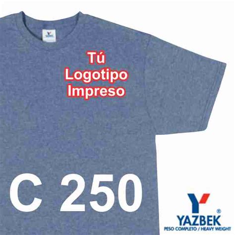 Playera Yazbek Caballero C250 Mega Impresiones Y Bordados