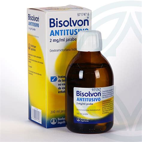 Bisolvon Antitusivo 2mg Ml Jarabe 200 Ml Dextrometorfano Farmacia