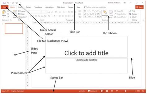 Elements Of MS Powerpoint Brainly Ph