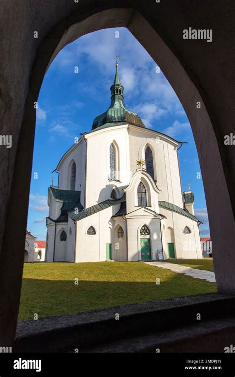 Pilgrimage Church Of Saint John Of Nepomuk On Zelena Hora Green Hill