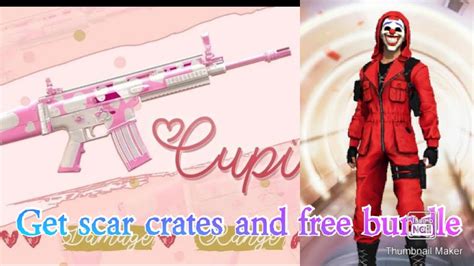 HOW TO GET CUPID SCAR GUN SKIN FREE GUN SKINS FAN OF MUNNA BHAI GAMING