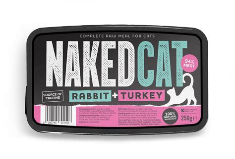 Naked Cat Rabbit and Turkey 250g - Gosforth Bark