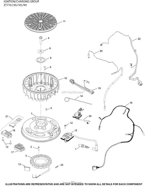 Kohler Zt Spartan Mowers Hp Kw Parts Diagram For