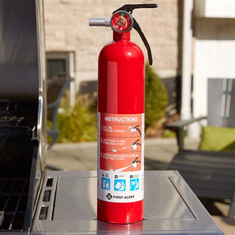 First Alert 25 Lb Red Metal Rechargeable Home Fire Extinguisher