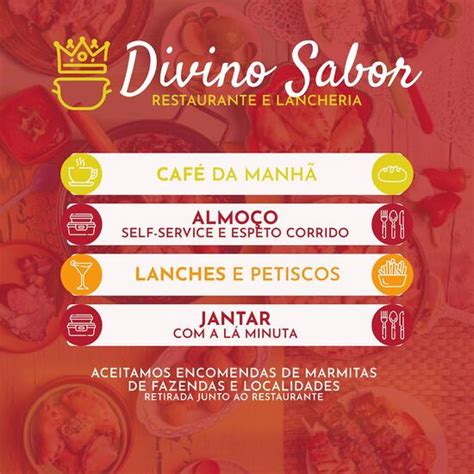 Menu Em Divino Sabor Restaurante E Lancheria Santo Augusto