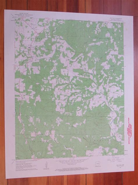 Ash Flat Arkansas 1963 Original Vintage Usgs Topo Map Ebay