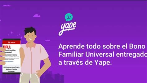 Bono Yanapay 350 soles Conoce cómo cobrarlo con Yape Tunki o Bim nndc