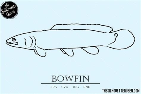 Bowfin Vector Cut Files