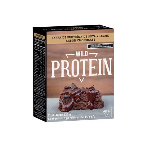 Barra De Prote Na Vegana Wild Protein Sabor Chocolate Patio Org Nico