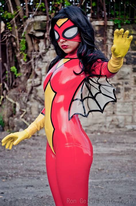 Latex Cosplay Spider Woman Vengeance Designs