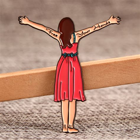 Custom Enamel Pins Woman Back Custom Lapel Pins Small Order