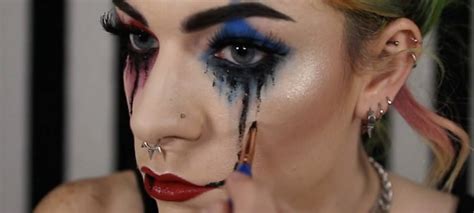 Harley Quinn Makeup Tutorial Glam And Gore Saubhaya Makeup