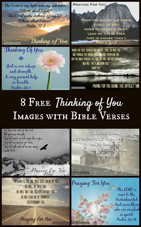 Scripture And Free Thinking Of You Images With Bible Verses