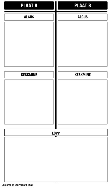 Paralleelsed Lood Mall Storyboard Por Et Examples