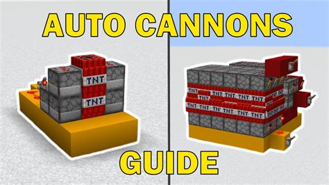 Everything You Need To Know About Auto Tnt Cannons In Minecraft Youtube