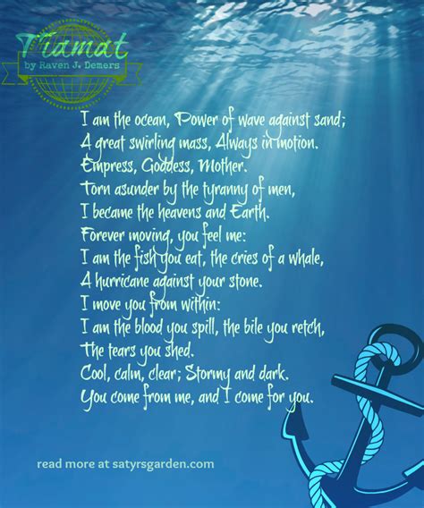 Free Poem Tiamat Satyrs Garden