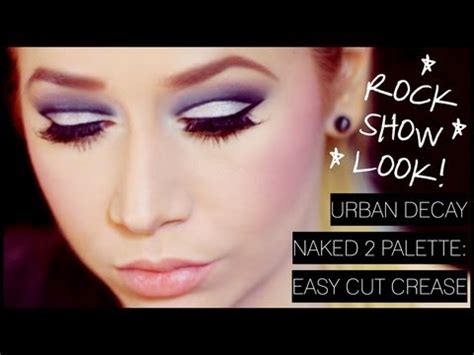 Black Silver Cut Crease Tutorial Feat Urban Decay Naked 2 Palette