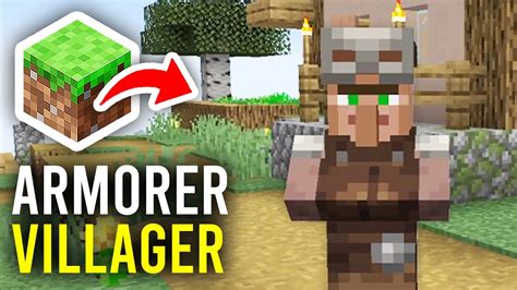 How To Make Armorer Villager In Minecraft Full Guide Youtube