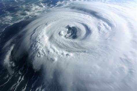 Super Typhoon Hurricane Eye Over Sea Ocean Natural Disaster Made With