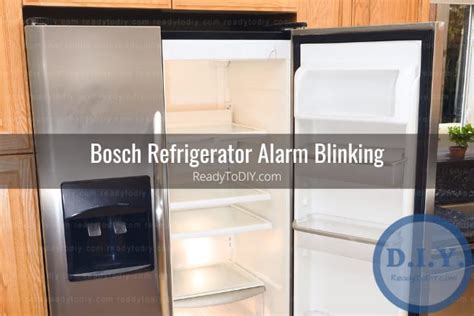 Bosch Refrigerator Alarm Not Working How To Fix Reset Ready To Diy