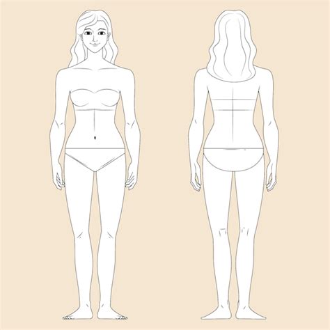 Ilustraci N De Contorno De Cuerpo Humano Dibujado A Mano Vector Gratis