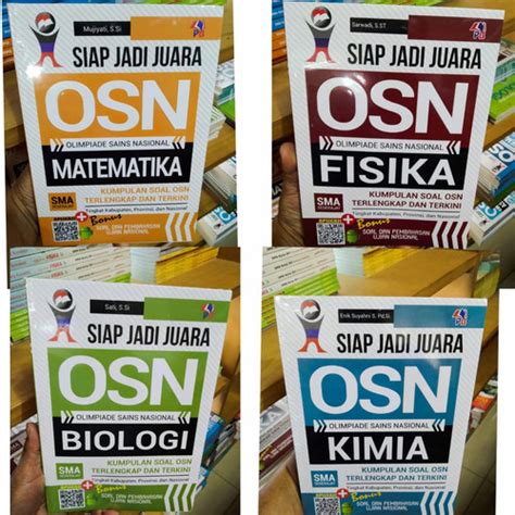 Jual Siap Jadi Juara OSN SMA Matematika Fisika Biologi Kimia Best