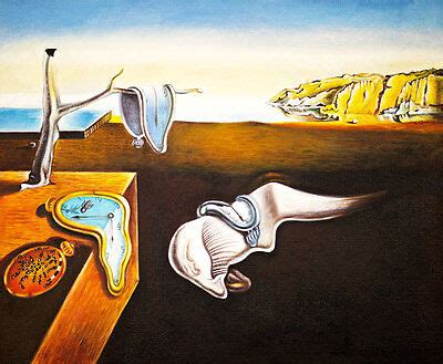 The Persistence Of Memory By Salvador Dali Huge 120cm X 99cm Canvas