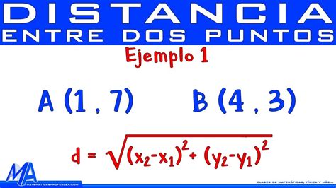 F Rmula Del Punto Medio Para Calcular La Distancia Entre Dos Puntos