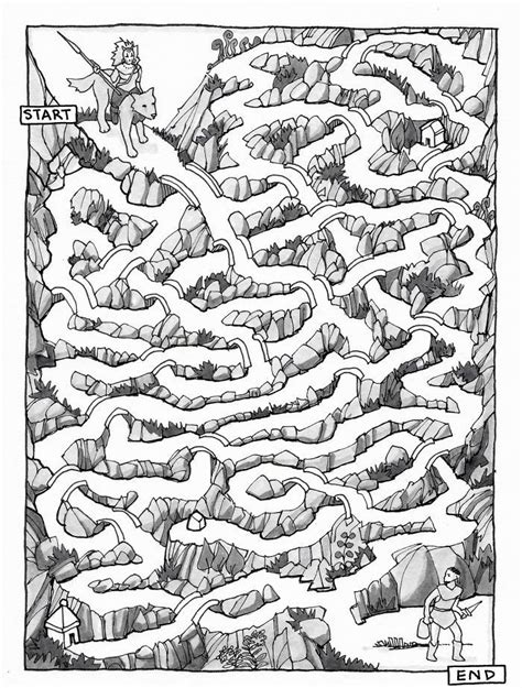 Pin By Mwita On Baw Si Dobrze Maze Book Maze Drawing Maze