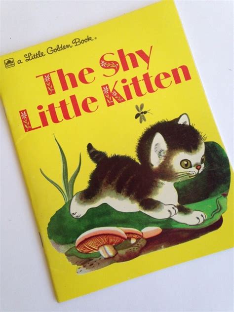 The Shy Little Kitten Little Golden Book-Picture Storybook