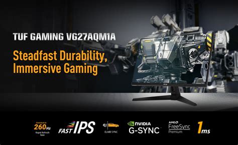 Asus Tuf Gaming Vg Aqm A In Hz Ms K Wqhd Adaptive Sync Fast