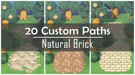 20 Brick Custom Paths Animal Crossing New Horizons Acnh Animal