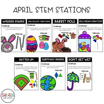 April Stem Activities By Michelle Hudgeons Tpt