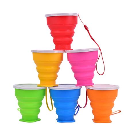 250Ml Siliconen Cup Intrekbare Vouwen Cup Telescop Grandado