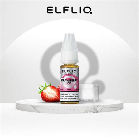 ELFBAR ELFLIQ 10MG Strawberry ICE ELFBAR CH