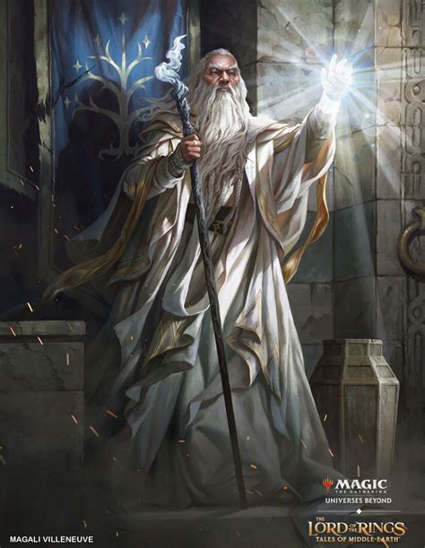 A Sneak Peak At Gandalf And The One Ring From Magic S Lord Of The Rings Set