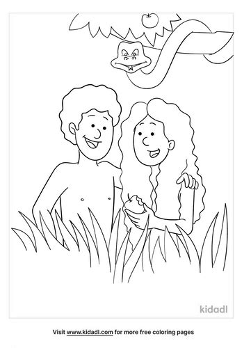 Adam And Eve Sin Coloring Pages Free Bible Coloring Pages Kidadl