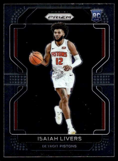 Panini Prizm Isaiah Livers Rookie A Detroit Pistons Ebay